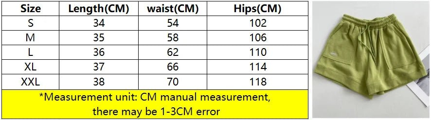 Women's Korean version of loose wide-leg drawstring A-line pants with a slim waist slim fit casual home versatile sports shorts