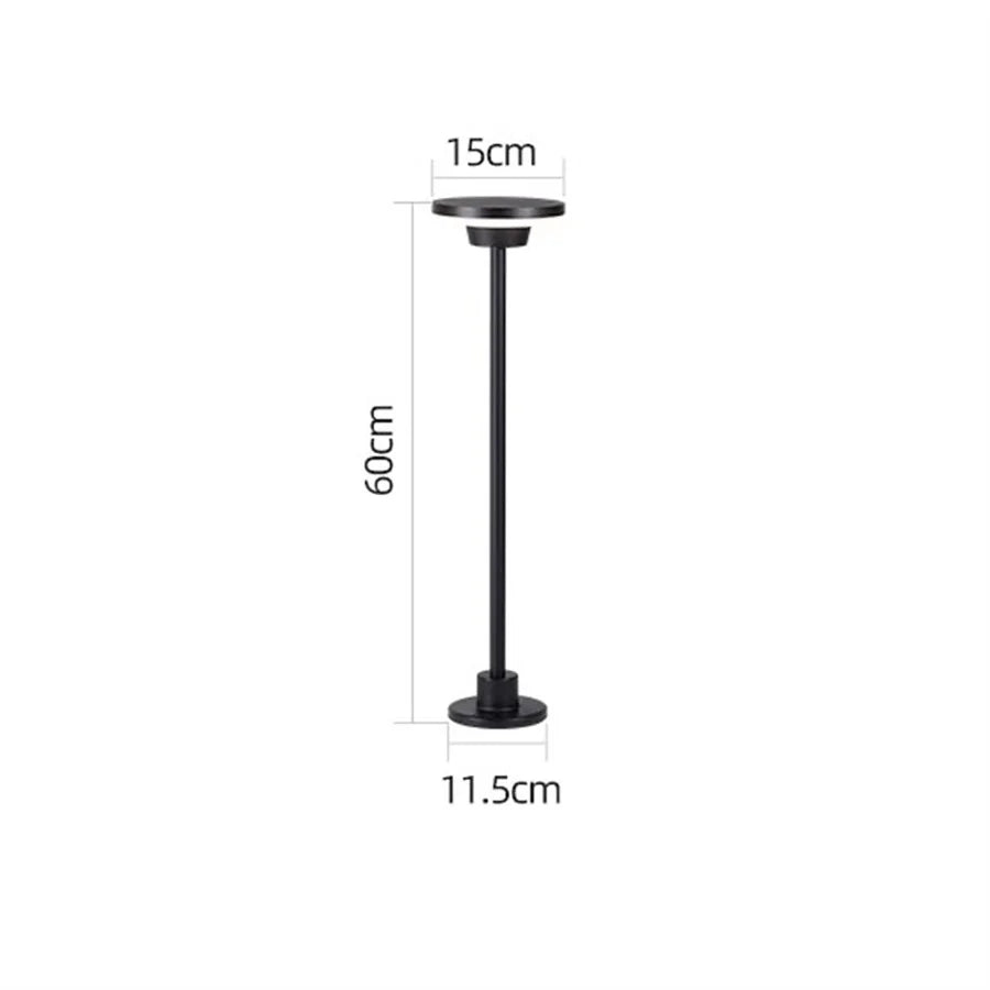60/80CM Outdoor Pathway Bollard Lighting Waterproof Courtyard Garden Lawn Lamps LED Villa Landscape Fence Path Post Light