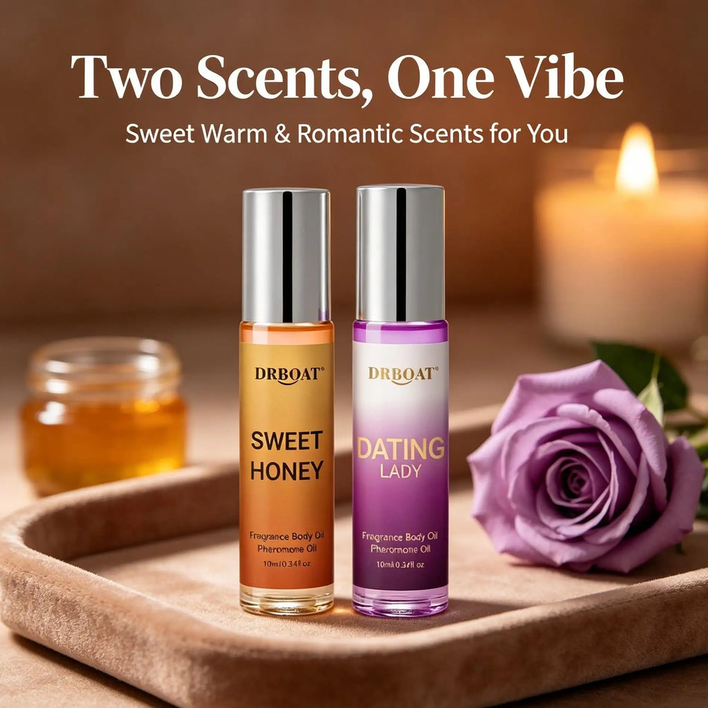 Honey & Date Pheromone Oil - Sweet OUD and Roll On Subtle Perfume Oil, Honey Oud & Date | Romantic Everyday Scent | Long-Lasting