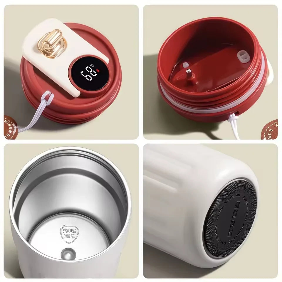 Smart Thermos Cup Bottle Water Digital LED Temperature Coffee Cup Stainless Steel Vacuum Cup Office Cup Business Drinking Mug