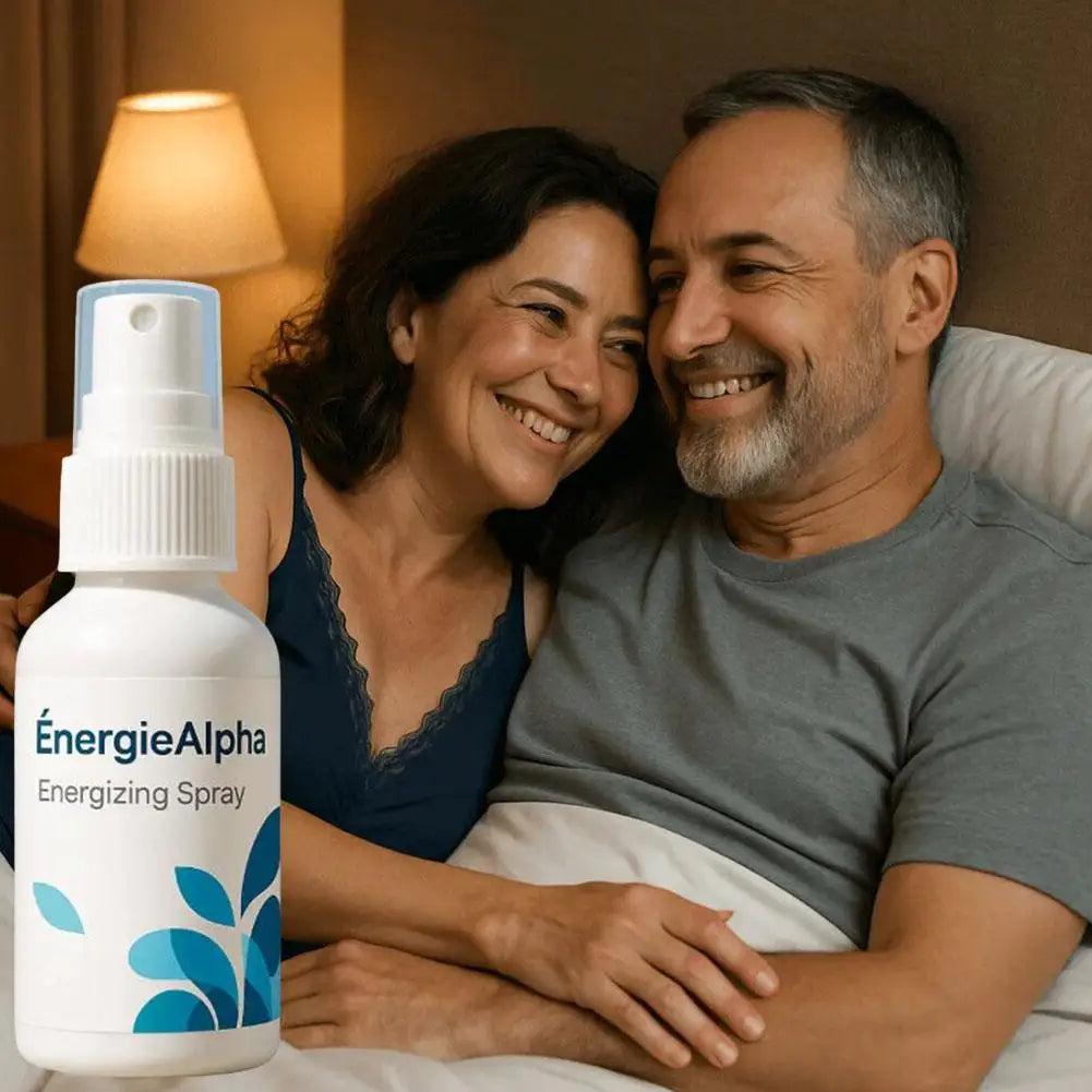 Male EnergieAlpha Energizing Active Energy Spray - Long-Lasting Fragrance & Oil Control, Portable for Confidence Boost Anytime