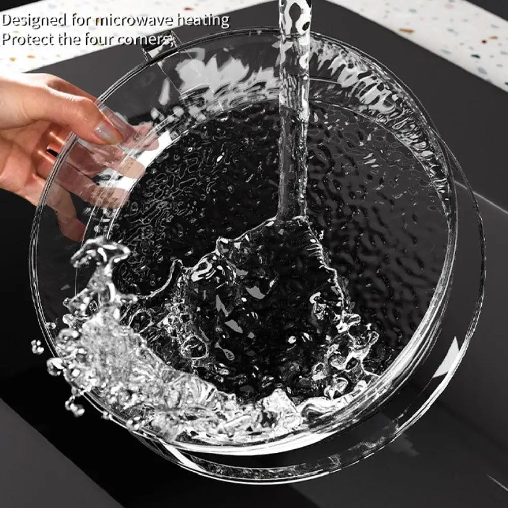 Microwave Oven Cover Heat Resistant 200°C Household Food Insulation Cover Multifunctional Stackable Vegetable And Fruit Platter
