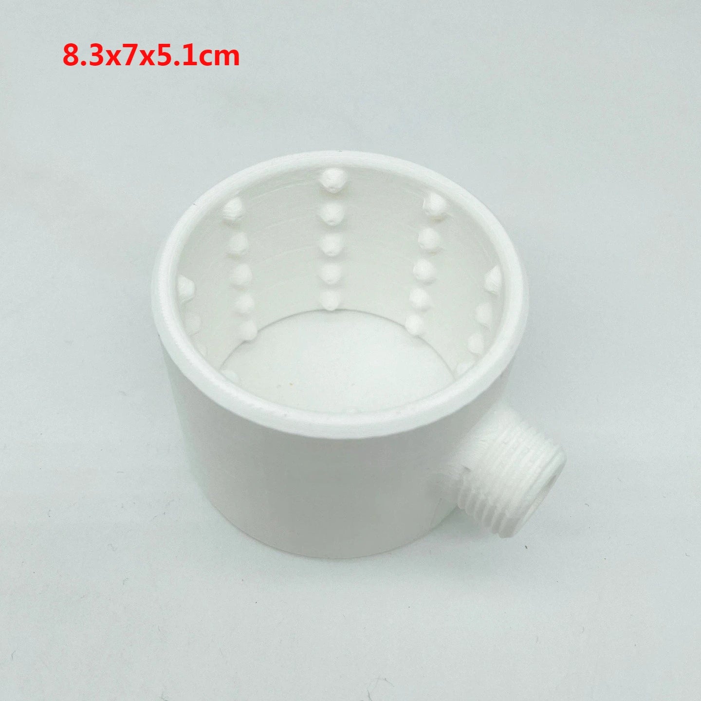 Shower Head Powerful Supercharging Hydromassage 360-Degree Ring Water Spray Spiral Nozzle All-round Cleaning Shower Head