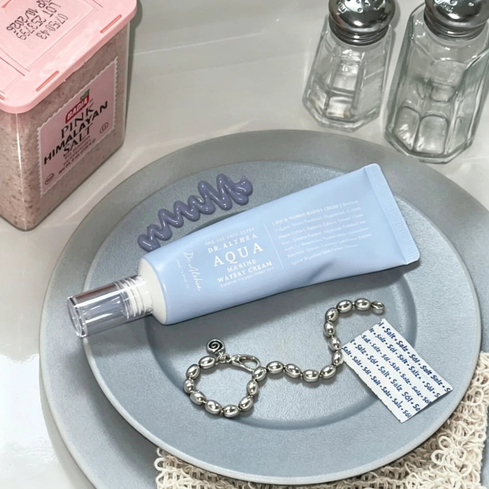 Dr Althea Aqua Marine Watery Cream 50ml Jelly Mist 100ml Korean Face Cream Hydrating Moisturizer for Dry Sensitive Skin K Beauty