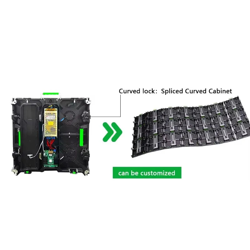 Custom Weatherproof Outdoor LED Display3D Display Cube Box