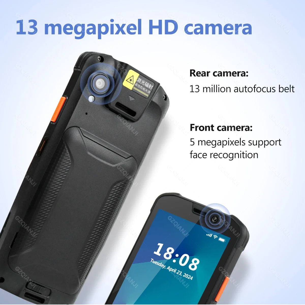 4G Android 11/14 PDA Handheld Terminal Data Collector with 1D Barcode 2D QR Scanner NFC WiFi Bluetooth 3G+32G/4G+64G RAM+ROM