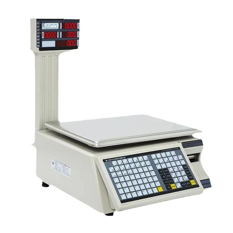 Electronic scale barcode label TM-F fruit shop supermarket snack cash register scale electronic scale English version
