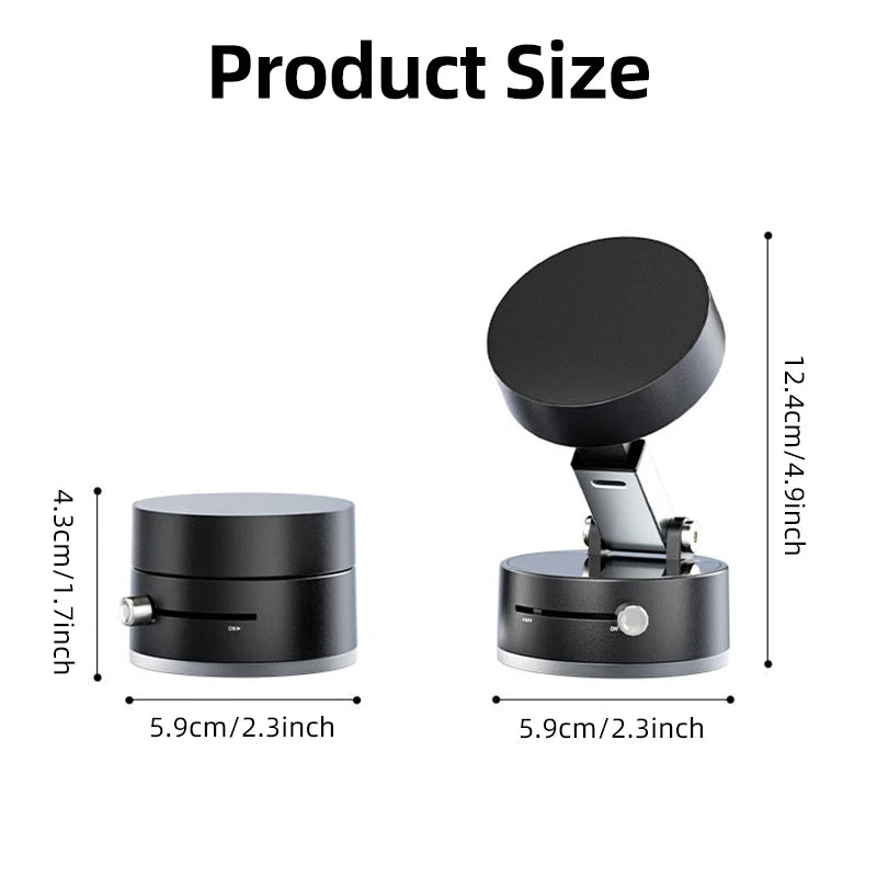 Universal Vacuum Magnetic Suction Cup Folding Swivel Stand Double-sided Suction Cup Vacuum Swivel Stand Mobile Phone Holder