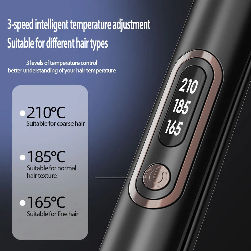 10 Seconds Fast Heating Hair Straightener Curler 2 in 1 For Xiaomi Professional Hairdressing Tools Hot Comb Hair Iron Brush