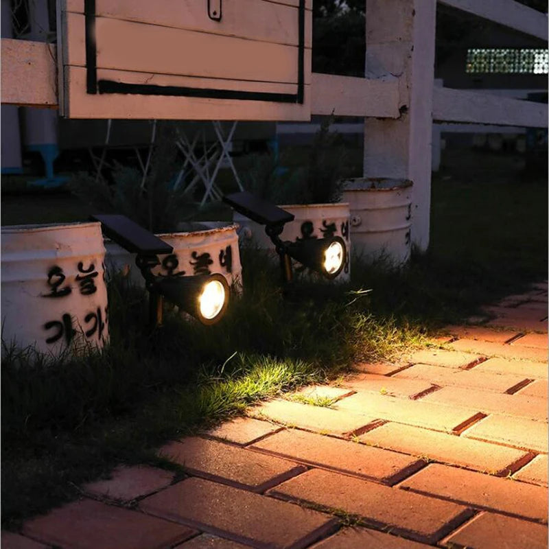 Outdoor Solar Lights Home Garden Patio Walkway Lawn Waterproof 7Led Solar Lamp Spotlight Decoration Energy Yard Lantern Lighting