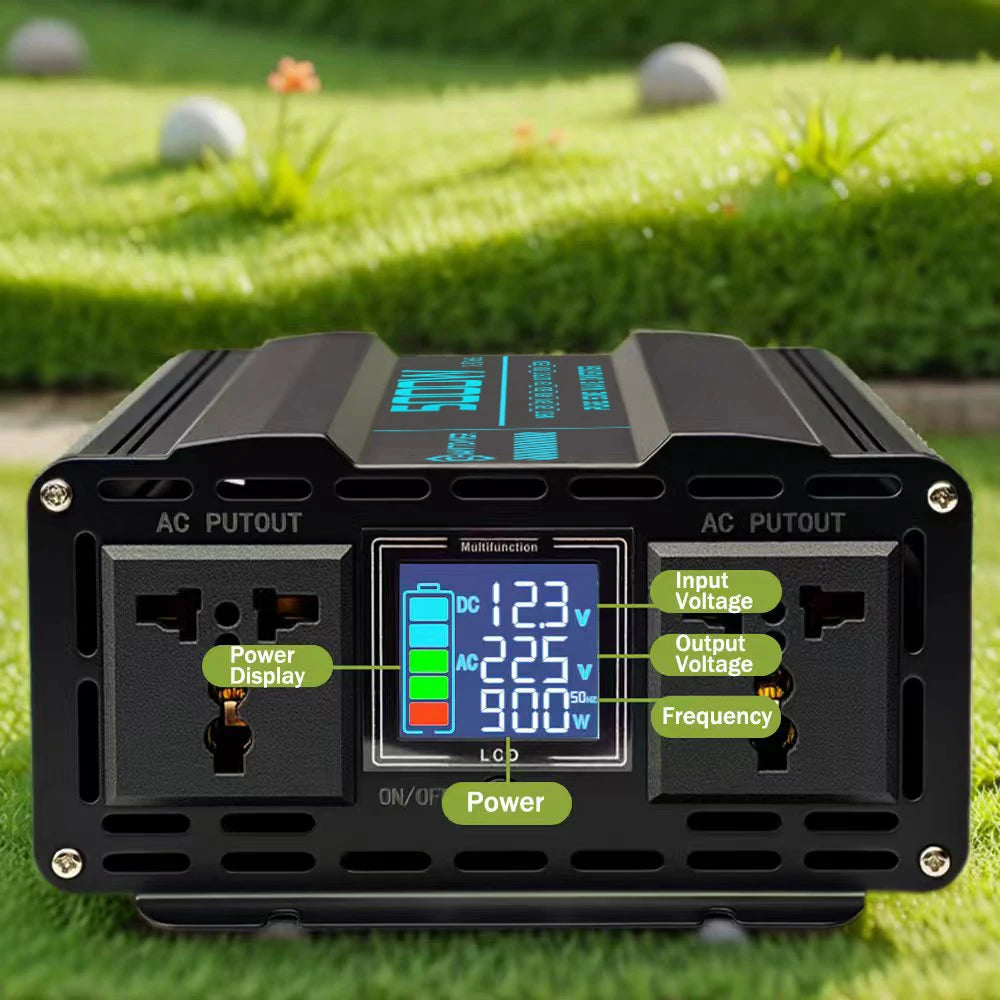 Pure Sine Wave Inverter DC 12V/24V/48V/60V/72V To AC 220V/110V 2000W 3000W 4000W 5000W-8000W Power Converter Car Solar Inverter