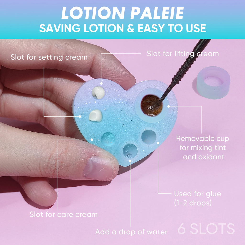 PERMANIA New Lash Palette Silicone Lashes Rod Shield Eyelash Curler Adhesive Lash Lift Pad Makeup Eyelash Lifting Tools