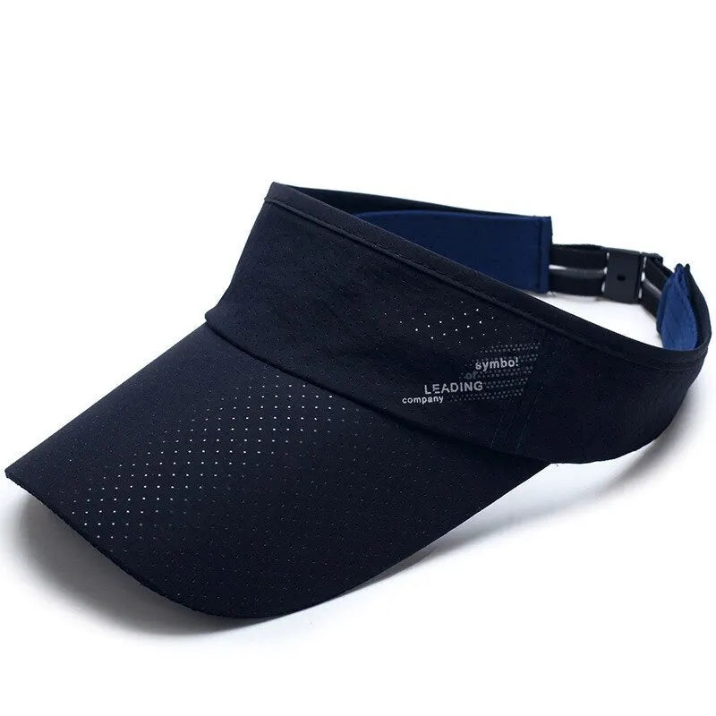 Mens And Womens New Summer Quick Drying Mesh Roofless Outdoor Sunshade Hat