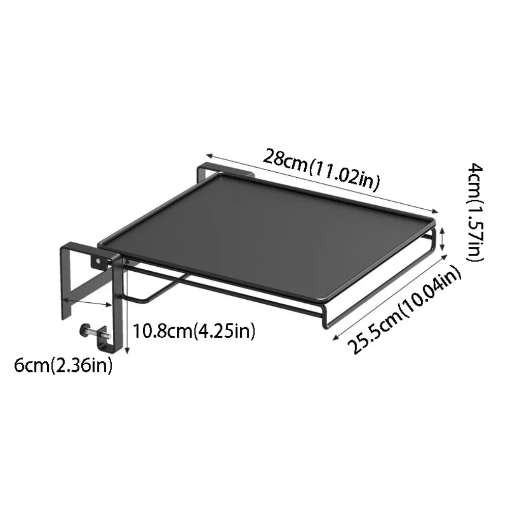 Foldable Design Cabinet Door Storage Rack With Towel Rack Countertop Cabinet Kitchen Shelf Door Mounted Storage Organizer