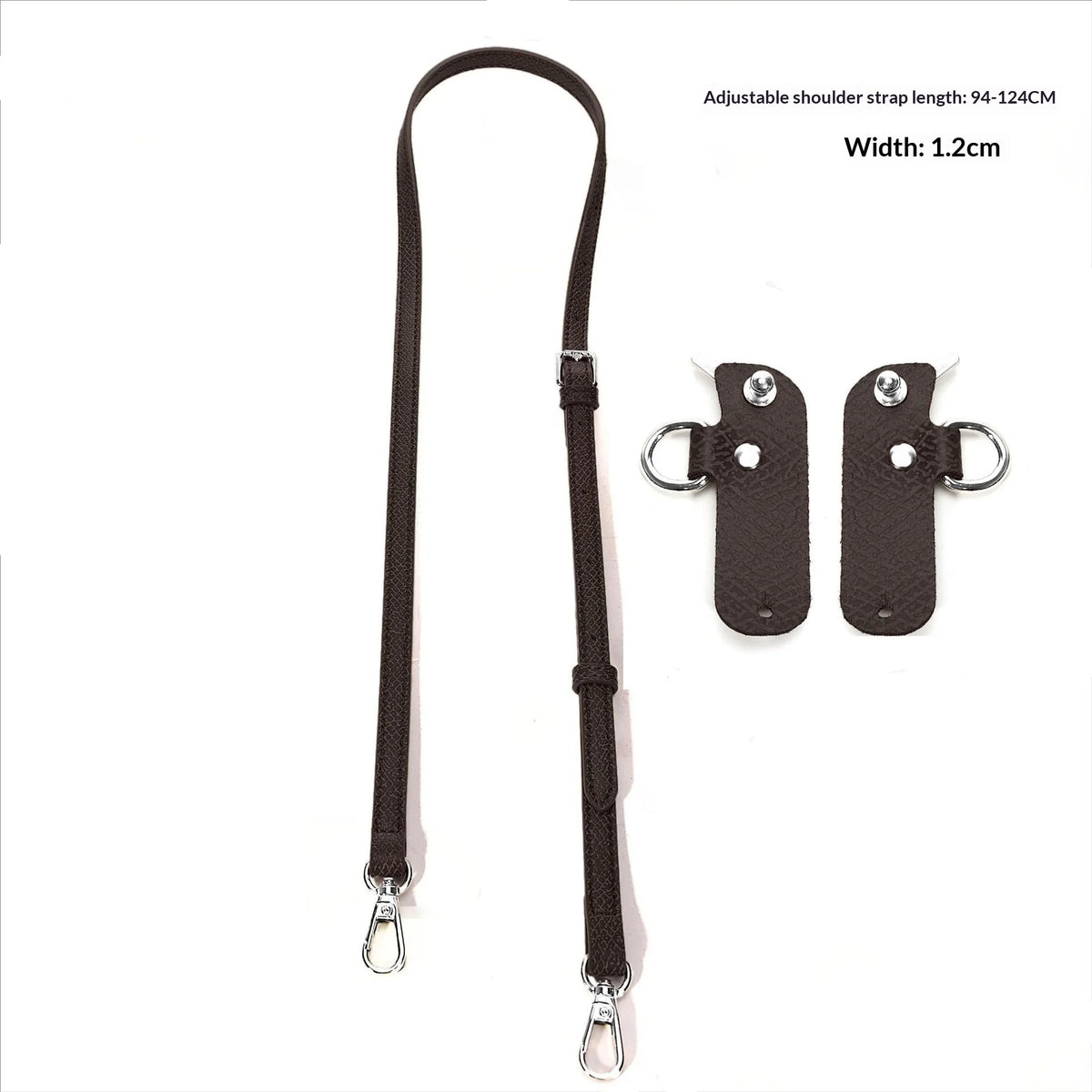 Leather Bag Shoulder Strap Replacement Crossbody Adjustable Conversion Kit Fit for Longchamp Mini Pouch