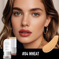 Thin and Comfortable Perfect Cover Stick Waterproof Instant Natural Concealer Foundation Stick Long-lasting with Brush