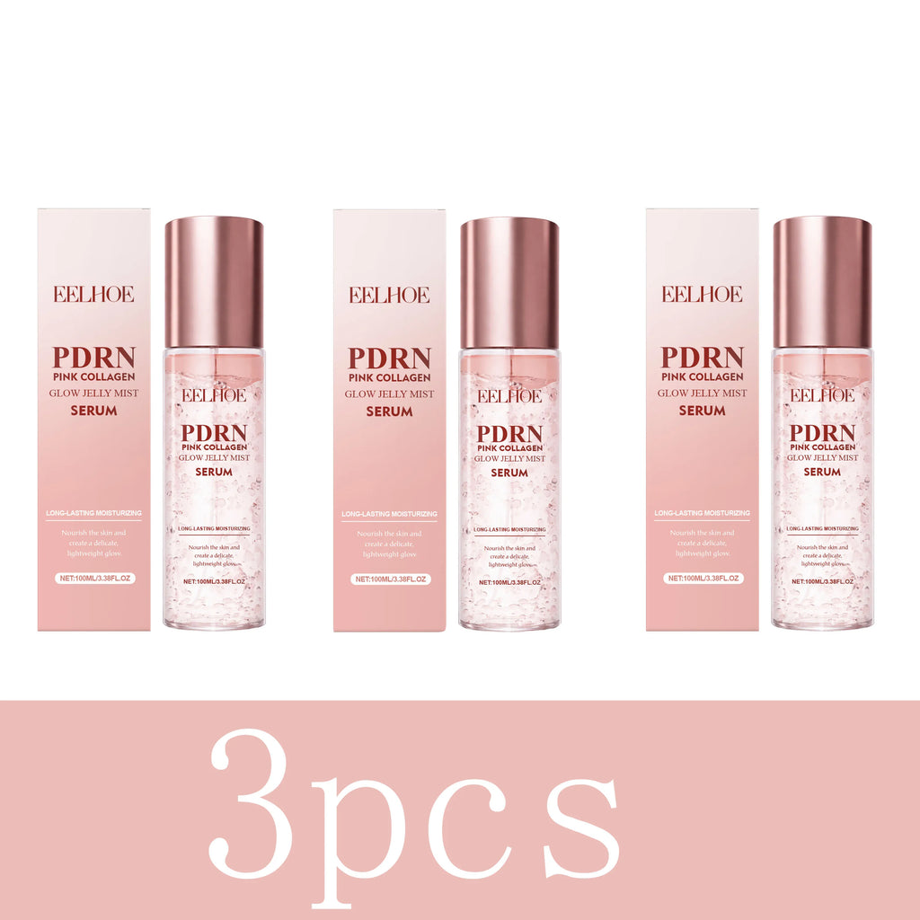 2026 PDRN Pink Collagen Glow Jelly Mist Serum Collagen Essence Spray Nourish Moisturiz Face Serum Toner Improve Drying Skin Care