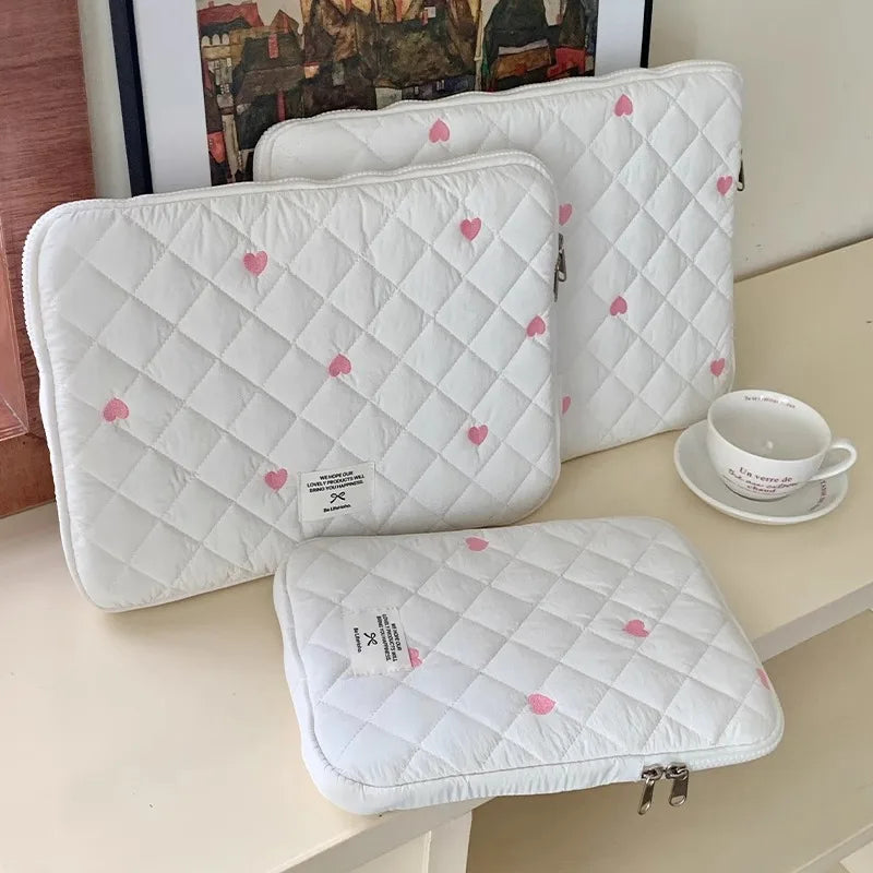 cute Laptop Sleeve Case Bag Portable Computer Cover Bag Tablet Pouch For Ipad 9.7-11 Macbook Air Pro 13 14 15 15.6 16 Inch Cover