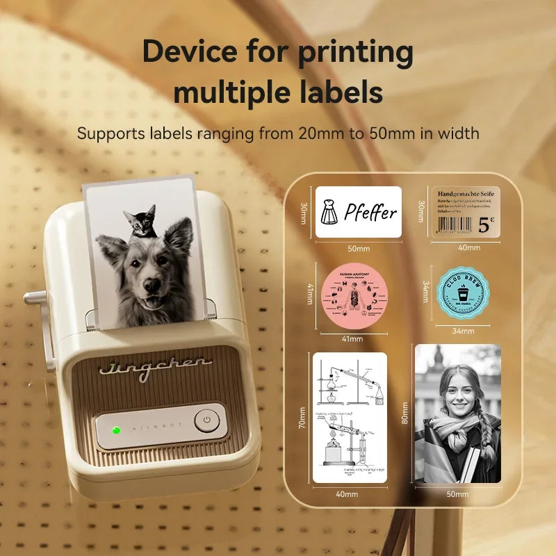 Niimbot B21Pro 300DPI Mini Portable Printer Adhesive Photo Label Printer Print Width For Photos Receipts Business Label Make