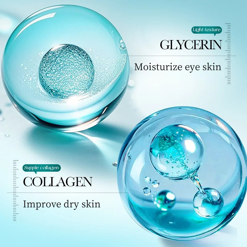 Hyaluronic Acid Collagen Multi-Effect Moisturizing Eye Mask, Hydrating and Moisturizing, Nourishes the Dry Skin Around the Eyes, Leaving the Skin Around the Eyes Hydrated and Plump.