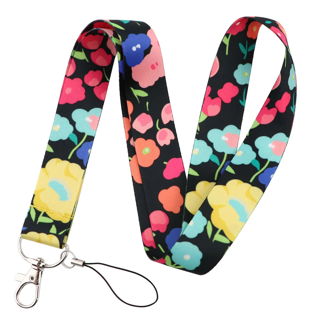 100 Designs Cute Art Lanyard for Keys Chain Badge Holder ID Credit Card Pass Hang Rope Lariat Mobile Phone Charm Accessories