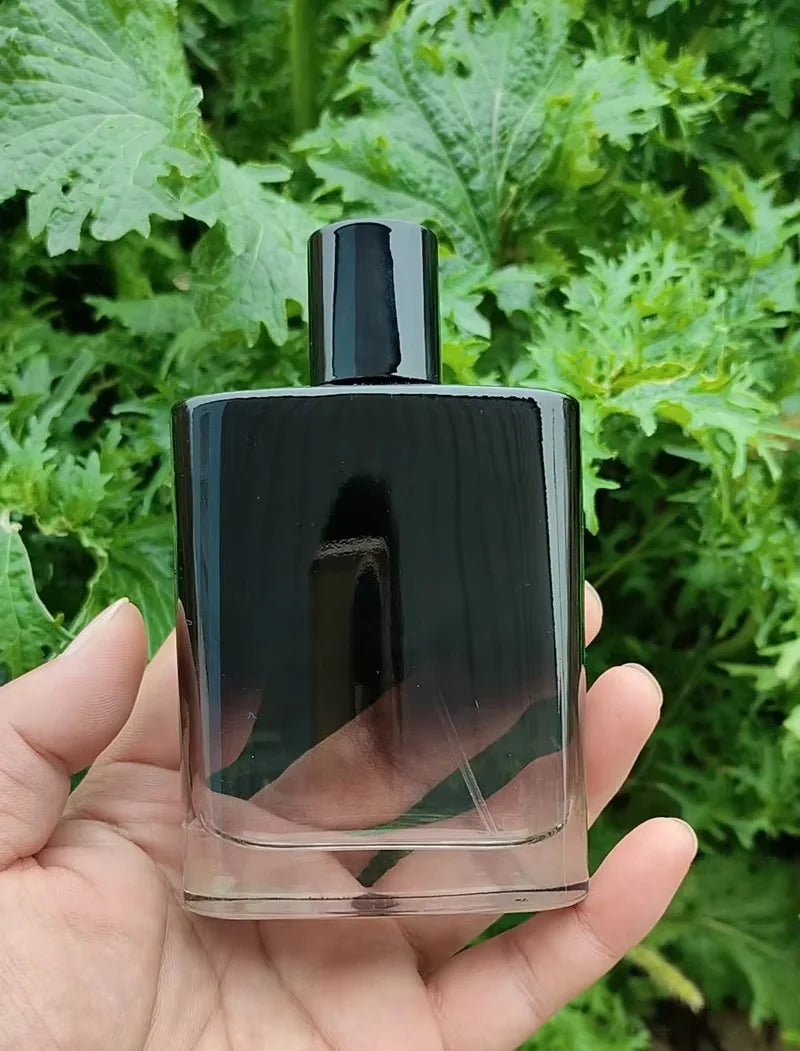 5pcs New 100ml Gradient Black Glass Perfume Bottles Empty Spray Bottles Crimp Nick Perfume Bottle Bayonet Bottle Atomizer