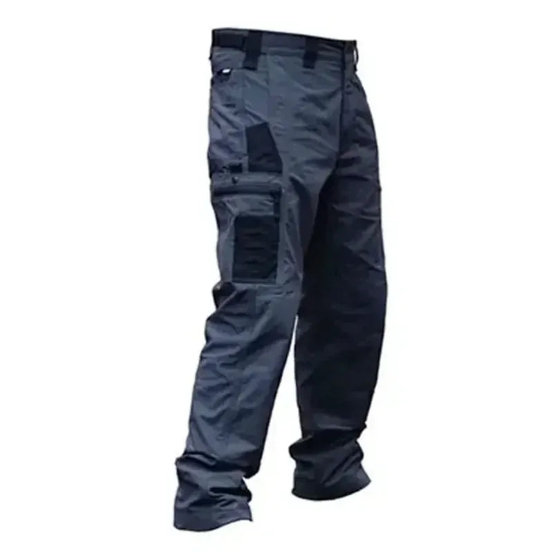 Multi-Pocket Men's Tactical Casual Pants Cargo Pants Outdoor Hiking Trousers Wear-Resistant Training Overalls