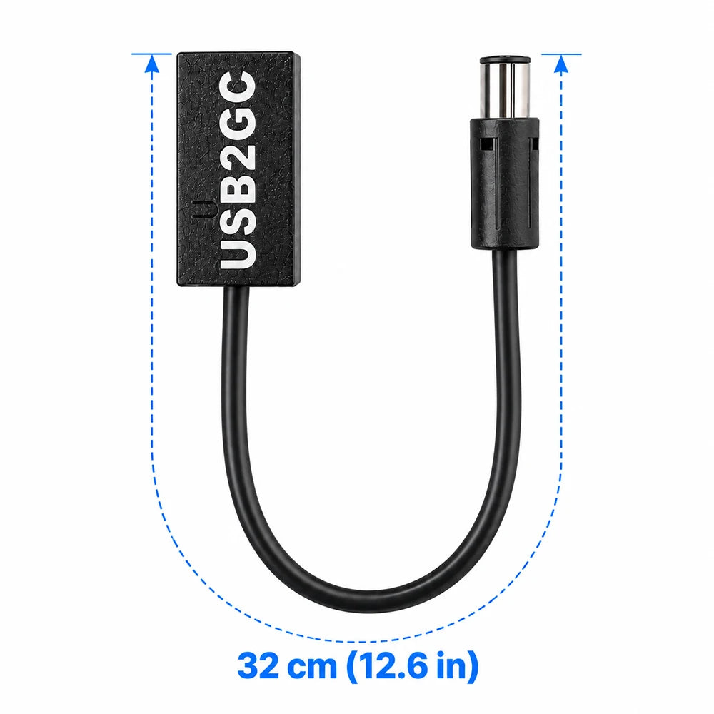 USB2GC USB Controller to NGC Adapter for GameCube Console Connect to Switch Pro, XBOX 360, PS3,PS4,PS5 USB Controllers