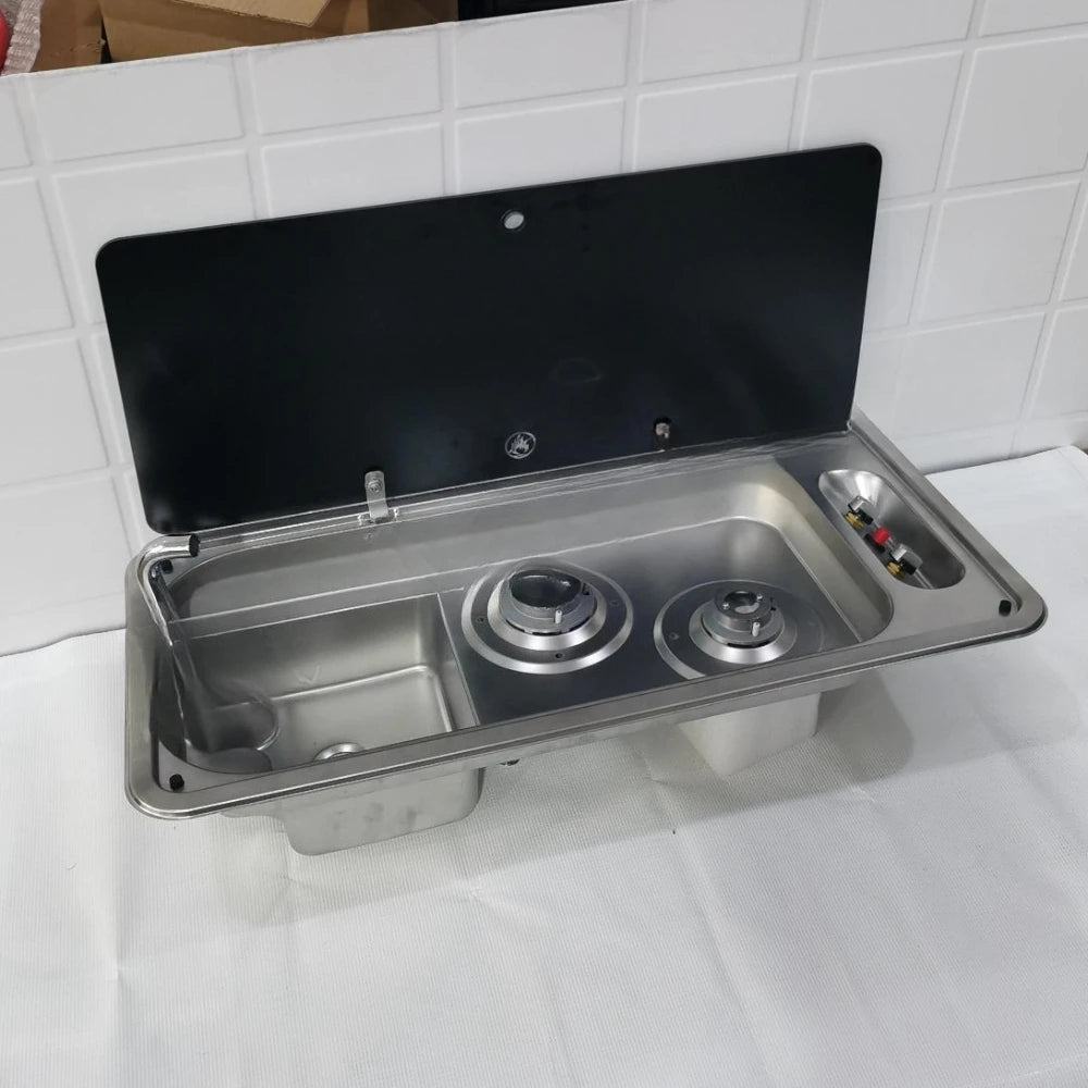 Campervan Conversion Kit Dual Gas Oven and Sink Combo