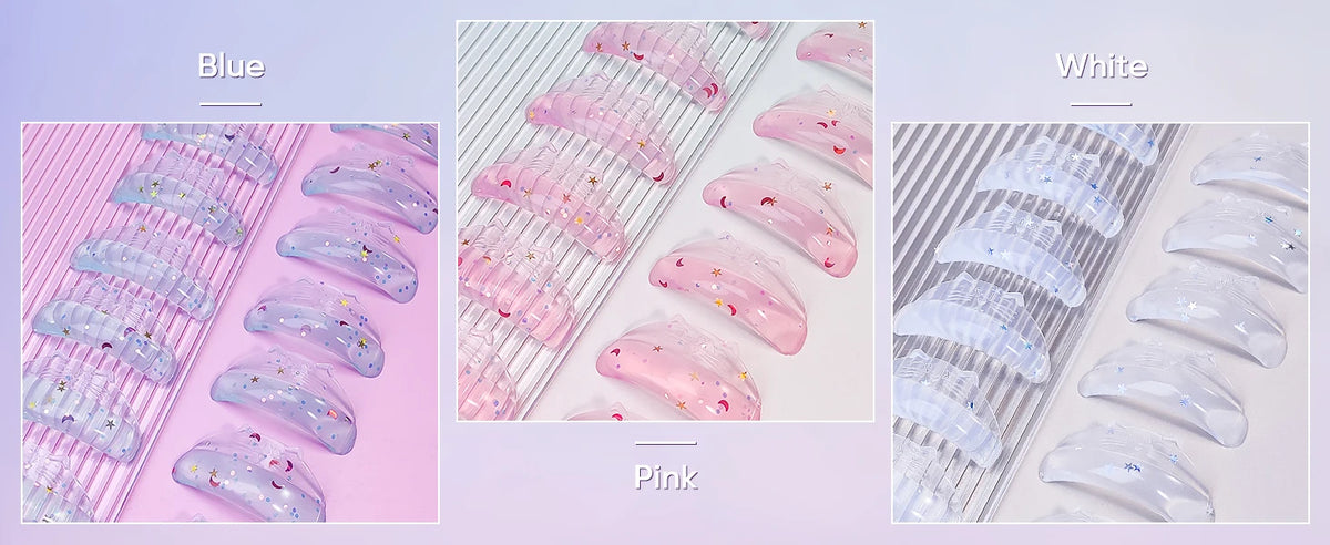 PERMANIA New 7 Pairs Silicone Eyelash Perm Pad Sticky Lashes Rod Shield Lifting 3D Eyelash Curler Accessories Health Beauty Tool