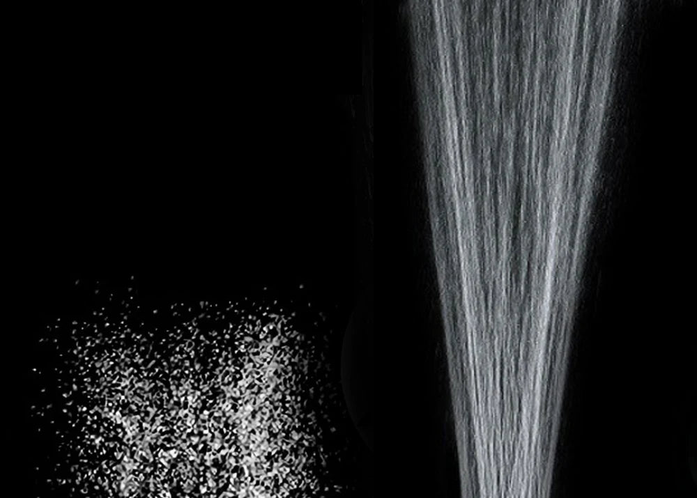 High-Pressure Shower Head Handheld Turbo Fan Showerhead With 5 Filters Water Saving Spray rain Shower Bathroom Accessories