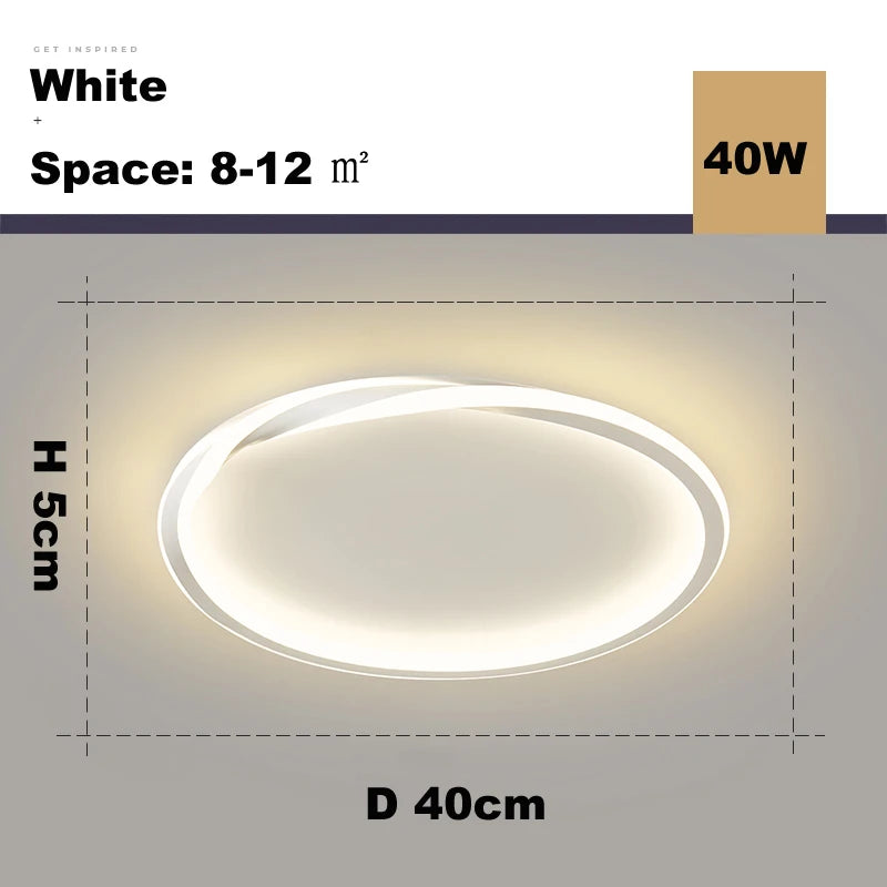 Modern LED Room Decoration Ring Ceiling Light Living Room Bedroom Dining Room Ceiling Lamp Indoor Lighting Decorative Lamps