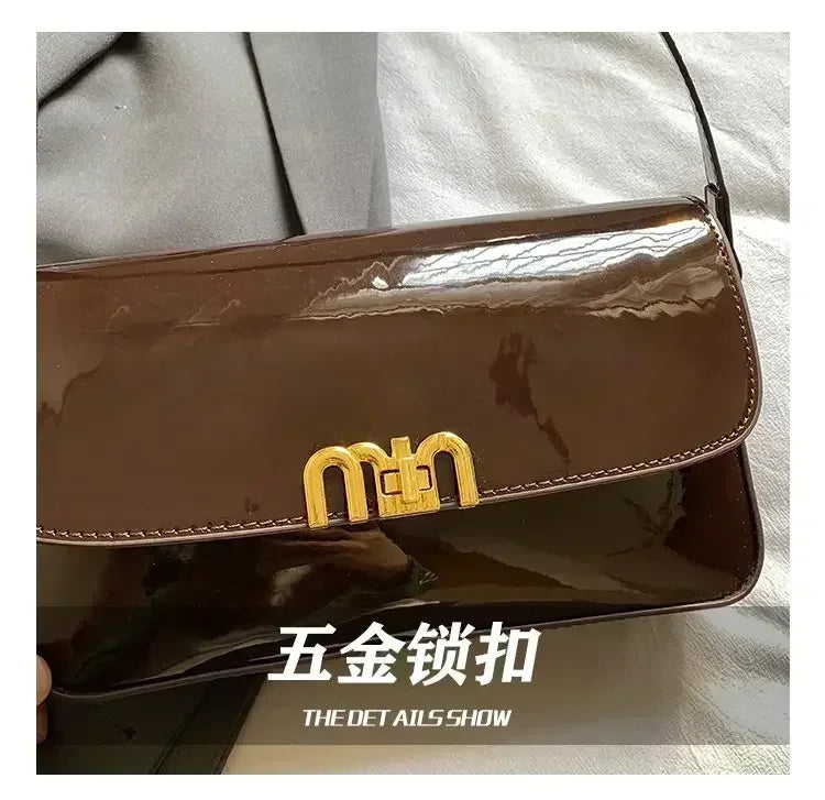 Classic Designer Leather Handbag For Women Crossbody Shoulder Bag Elegant Ladies Tote Purse Luxury Brand