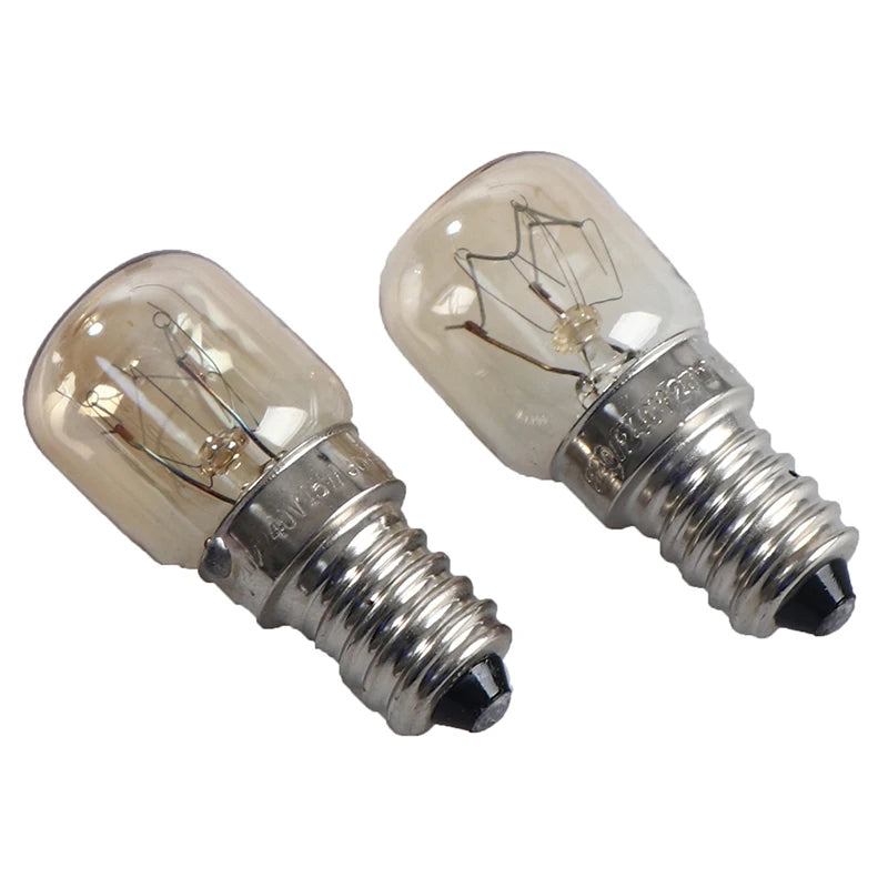 Oven Light 25W High Temperature Resistant 300 Degree Oven Microwave Oven Bulb Salt Lamp E14 Small Screw Mouth