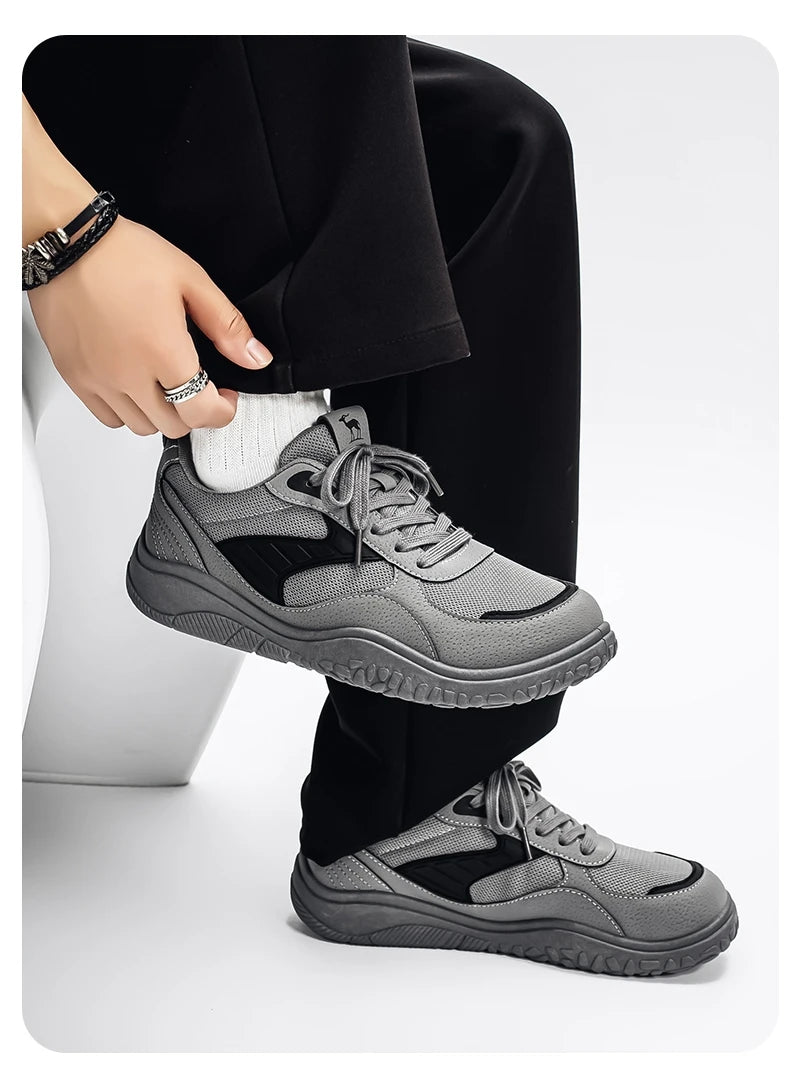 Mens Casual Shoes Wide Toe Box Outdoor Lightweight Running Sneakers Mesh Anti-slip Soft Fashion Men's Shoes