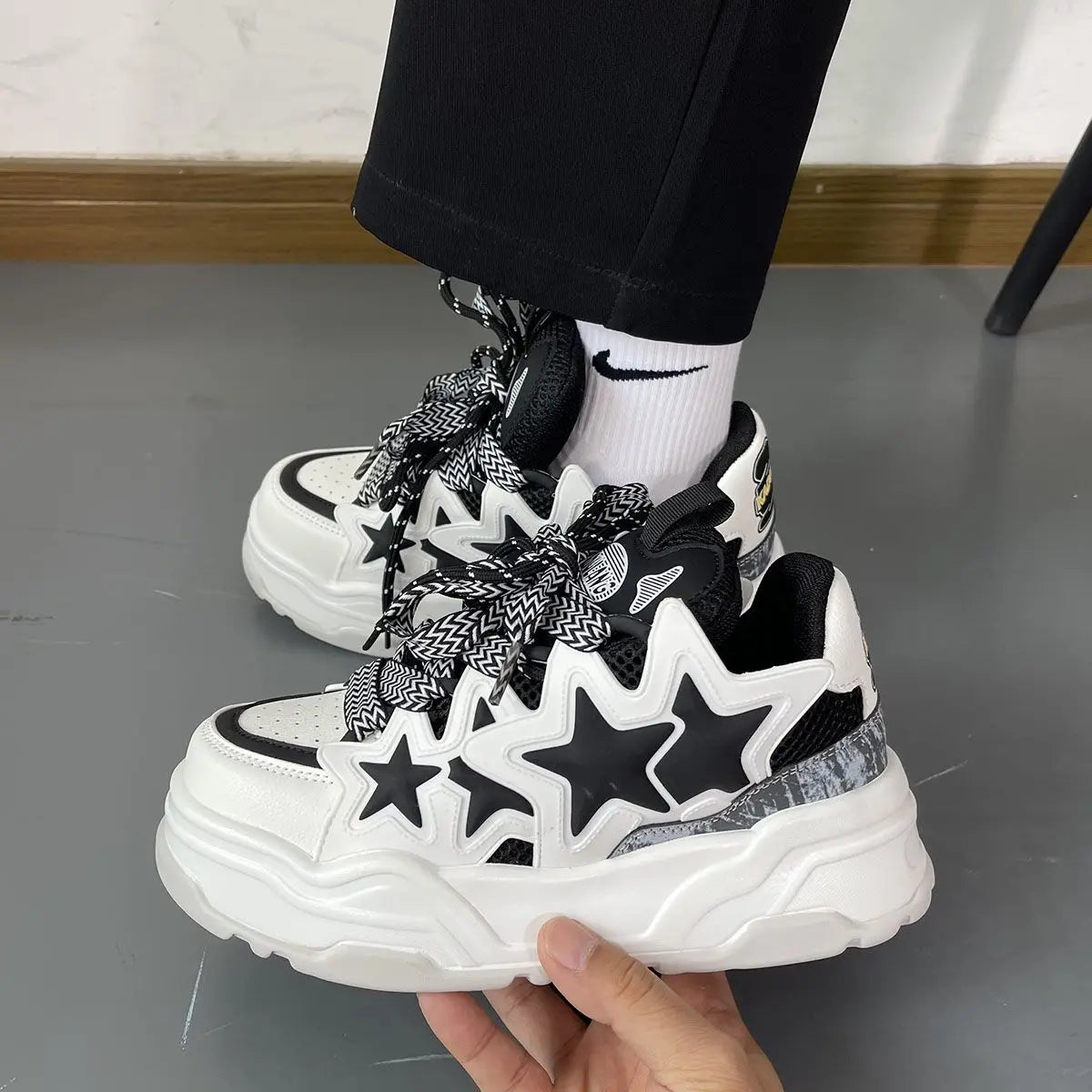 Fashion Platform Increased Bread Men's and Women's Autumn and Winter New Couple Sports Casual Shoes for Woman Sneaker