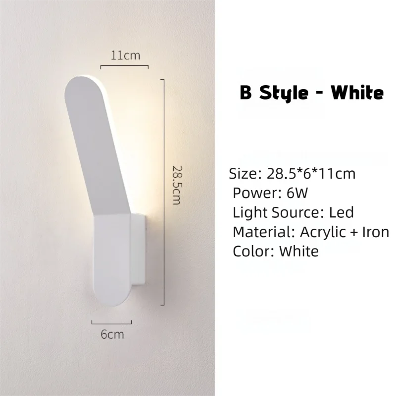 LED outdoor wall lamp IP65 modern simple waterproof hotel villa garden door creative outdoor lighting