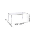 Clear Acrylic Cabinet Organizer Shelf Stand Desk Shelf Organizer Kitchen Counter Spice Rack Storage Display Tabletop