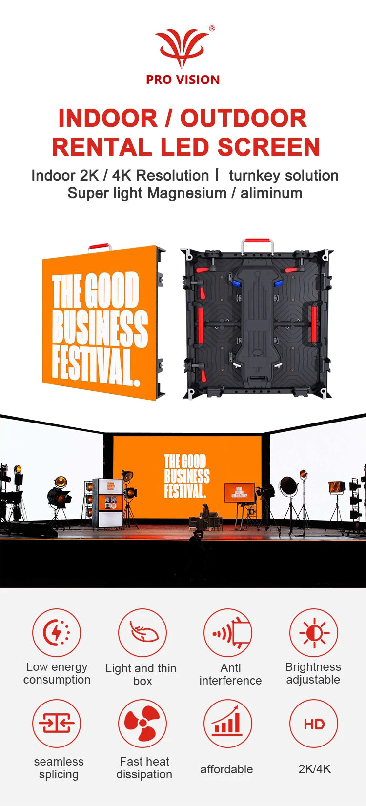 P3 Led Video Wall Complete System Ecran Geant Advertising Boards Ledwall Outdoor Screen for Mobile Dj Booth Advertising Boards