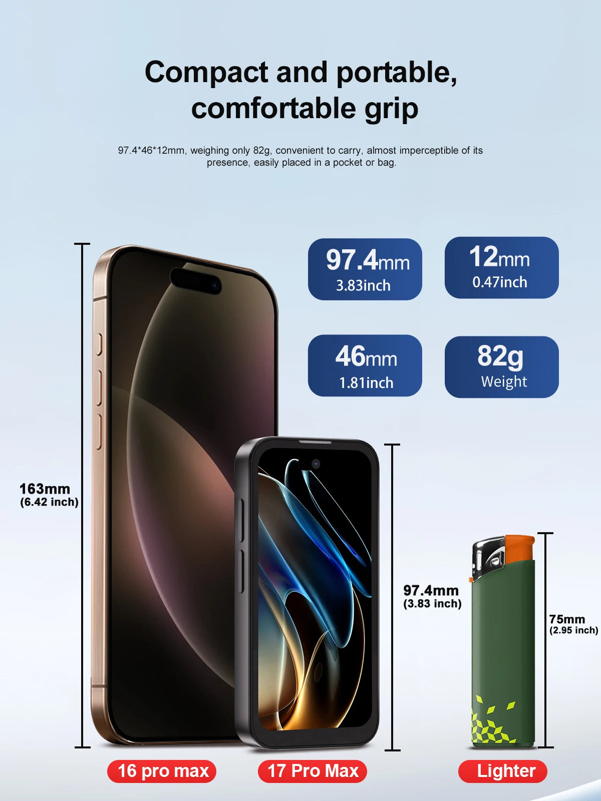 2026 NEW SERVO 17PRO MAX 3G Small Smartphone Android System Dual Camera Face Unlock APP Download Mini Smart Phones 3.75" Display