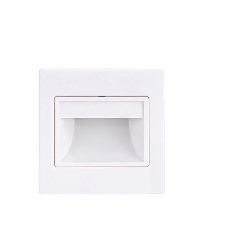 LED Step Light 1.5w Indoor Stair Lamp Wall Corner Night Lights Square Staircase Lamps For Villa Hotel Pathway Lobby Stairway