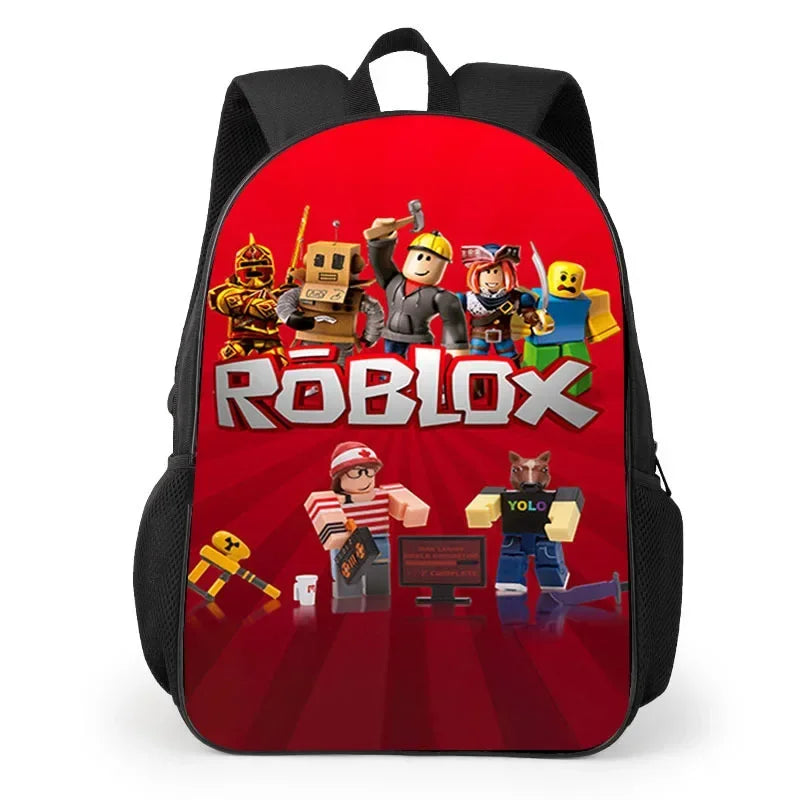 Robloxs Cartoon Peripheral Backpack for Students  Bags Teens Daily Backpack Travel Rucksacks Daily Necessities