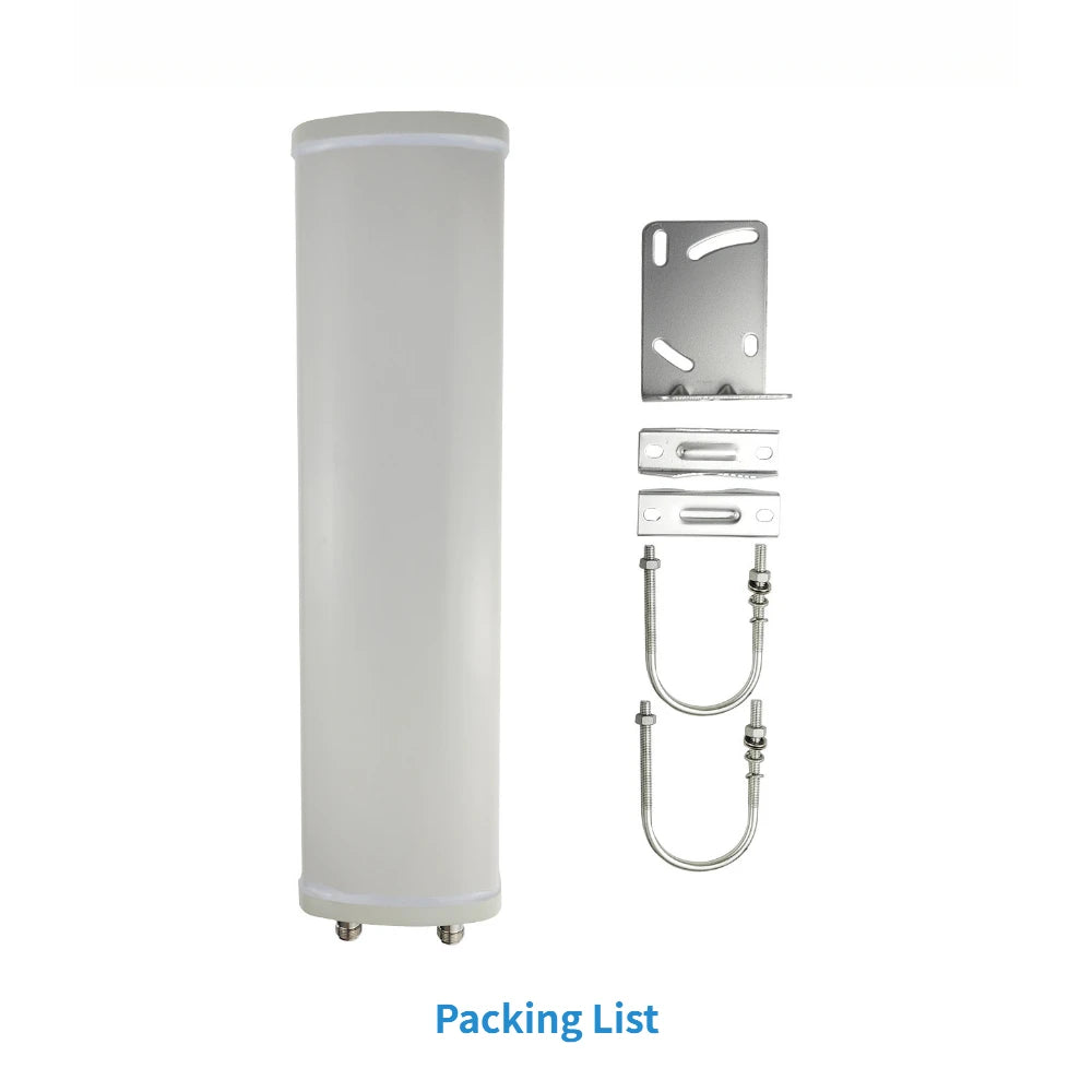 2.4/5.8 GHz Outdoor Directional Panel Antenna 14 DBi–17 DBi High-Gain Wide-Angle Wireless Wi-Fi Signal Coverage and Transmission