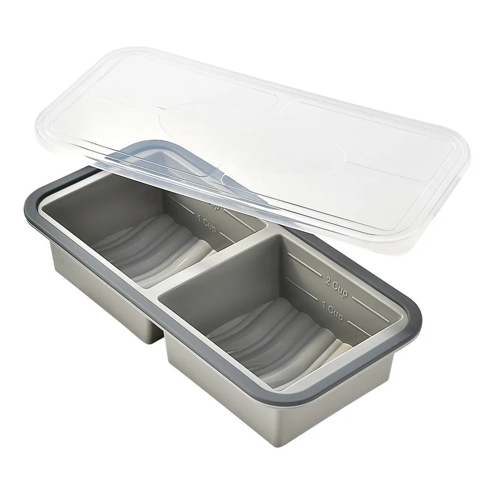 2/3/4 Grid Lunchbox Compartmentalized Wheat Straw Picnic Storage Boxs Durable Dinnerware Lunch Box
