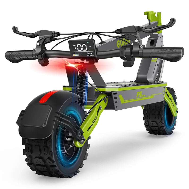 Electric Scooter Gokeep F5 11" 1000W Motor Full Suspension E-scooter 52V 20AH Max Range 70Km Load 120Kg