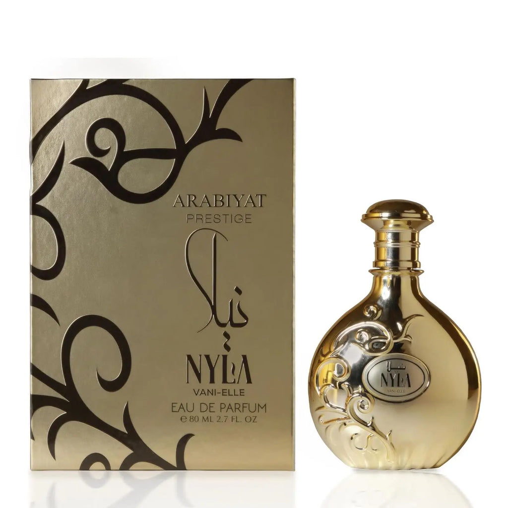 Arabiyat Prestige Nyla Vani-Elle Eau De Toilette, Unisex Vanilla Jasmine, 2.7 Fl oz