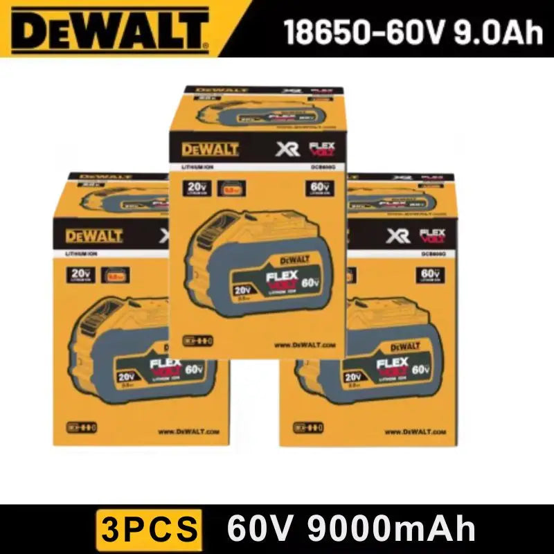 Original Dewalt 20V/60V 9.0Ah Power Tool Battery DCB206 DCB205 DCB200 DCF887 DCG405 DCD791 DCF922 DCF850 DCD805 Tool Battery