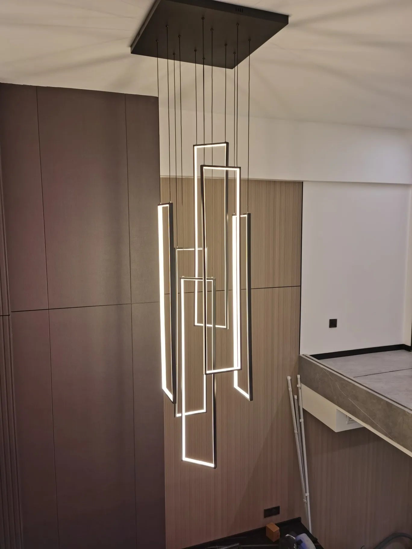 Stairs Lighting Led Ceiling Light Pendant Lamp For Dining Room Living Room Chandelier Modern Pendant Hanging Lamps For Ceiling