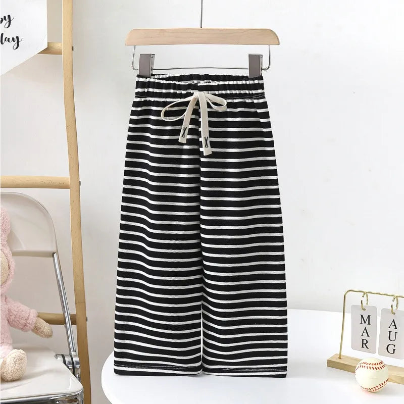 Summer Kids Pnats Children Korean Mosquito Proof Pants for Boys Girls Baby Casual Outwear Pants Sports Pants Teen Girls Clothing
