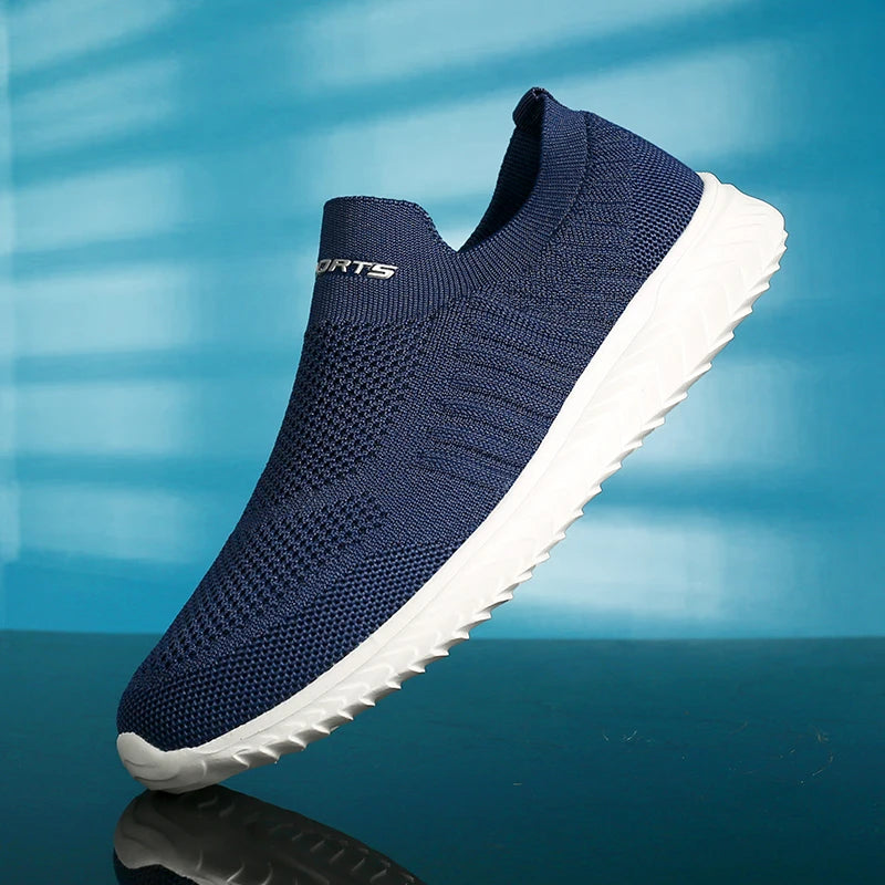 Men Vulcanize Shoes Mesh Men Shoes Lightweight Comfortable Men's Sneakers 2025 Autumn Fashion Slip on Flats Shoes Male Loafers